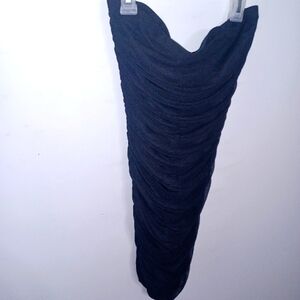 Shein- Lil Black Strapless Dress W Sz Small